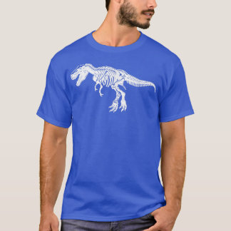 Dinosaur Skeleton Funny Reptile Animal Lover Graph T-Shirt