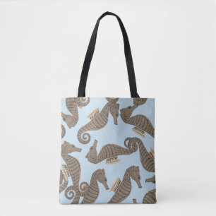 Dinosaur skeleton, grunge seamless pattern. tote bag