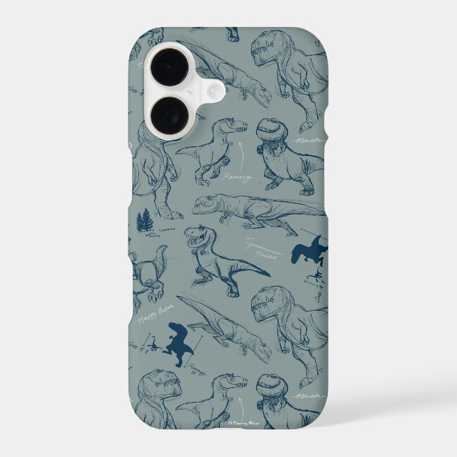 Dinosaur Sketch Pattern (Back)