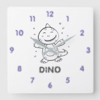 Dinosaur - Sketched Art Animal in Black & White