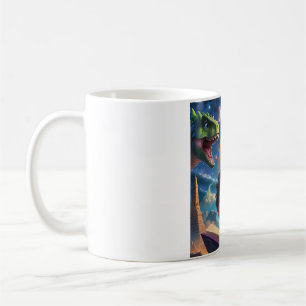 Dinosaur Space Adventure Mug - Kids Reading Book M