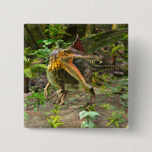 Dinosaur Spinosaurus 2 Inch Square Button