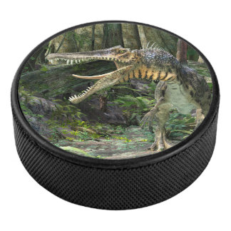Dinosaur Spinosaurus Hockey Puck