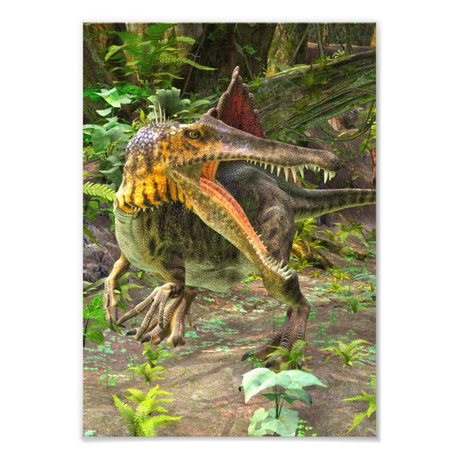 Dinosaur Spinosaurus Photo Print (Front)
