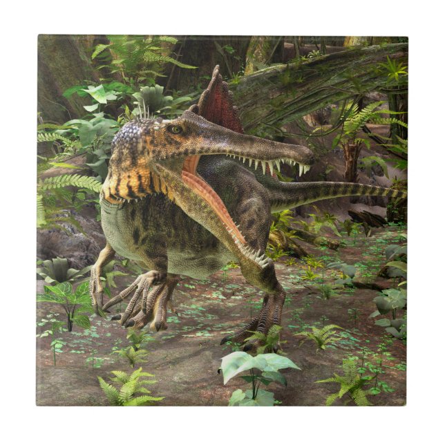 Dinosaur Spinosaurus Tile (Front)