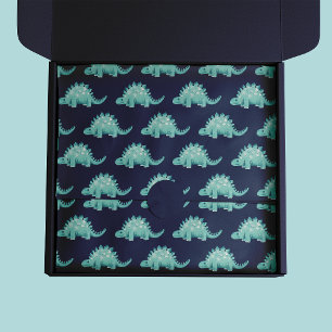 Dinosaur Stegosaurus Kids Birthday Tissue Paper