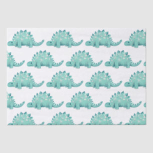 Dinosaur Stegosaurus Kids Birthday Tissue Paper