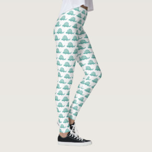 Dinosaur Stegosaurus Pattern Leggings