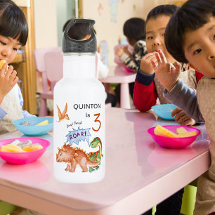Dinosaur Stomp Chomp Rawr 532 Ml Water Bottle
