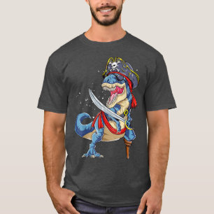 Dinosaur T Re Pirate T Jolly Roger Halloween 1799 T-Shirt