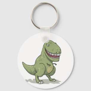 Dinosaur T Rex Cartoon Keychain