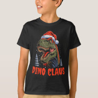 Dinosaur T-rex Christmas Tree Dino Claus Pajamas X