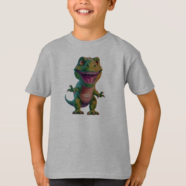 Dinosaur T Rex Design T-Shirt (Front)