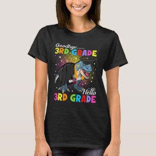 Dinosaur T Rex Goodbye 3rd Grade Hello 4th Grade G T-Shirt