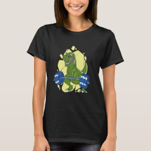 Dinosaur T-Rex Hates Burpees Fitness Gym Workout T-Shirt