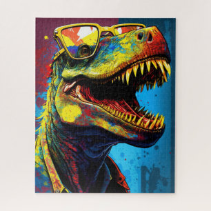 Dinosaur  T Rex Modern World Kids Jigsaw Puzzle