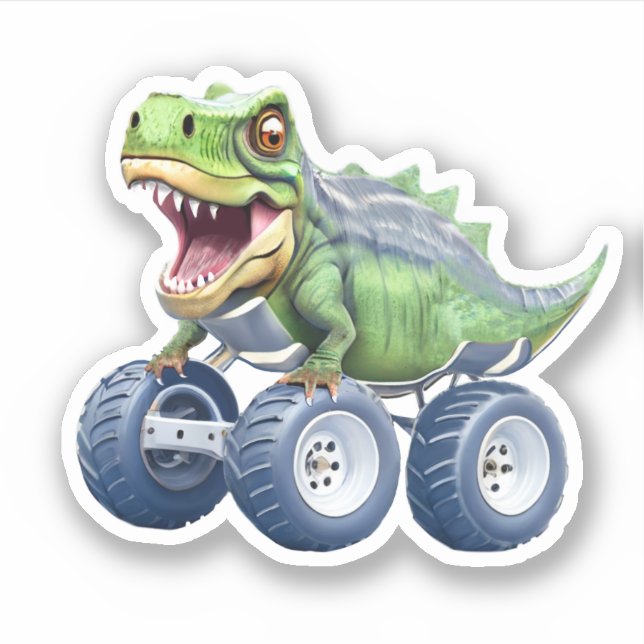 Dinosaur t-Rex monster truck (Front)
