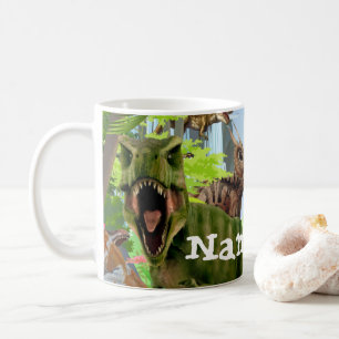 Dinosaur T Rex Personalized Coffee Mug, Cup