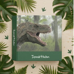 Dinosaur T-Rex Personalized tyrannosaurus Binder<br><div class="desc">This design may be personalized in the area provided by changing the photo and/or text. Or it can be customized by clicking Personalize this Template and then choosing the click to customize further option and delete or change the colour of the background, add text, change the text colour or style,...</div>