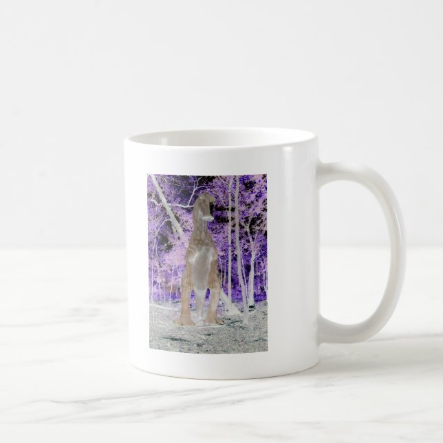 Dinosaur T-Rex Pop Art Coffee Mug (Right)