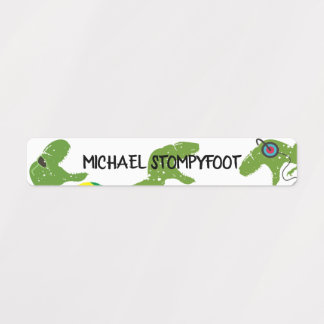 Dinosaur t-rex summer fun identification stickers