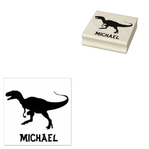Dinosaur T-Rex Tyrannosaurus Personalized Rubber Stamp