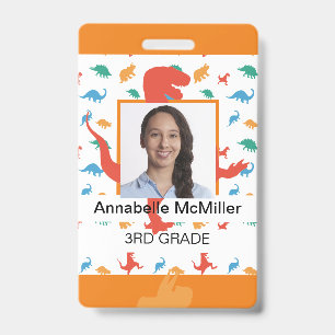 Dinosaur Teacher Professor Badge