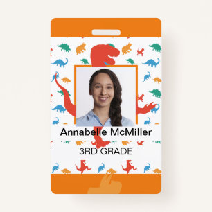 Dinosaur Teacher Professor Badge