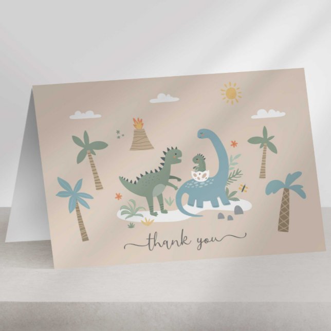 Dinosaur Thank You Card (Creator Uploaded)