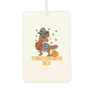 Dinosaur Thanksgiving Boys Turkey Saurus T rex Kid Air Freshener