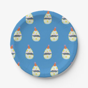 Dinosaur-Themed Kids Birthday Party Plate