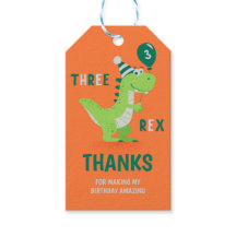 Dinosaur Three Rex 3rd Birthday