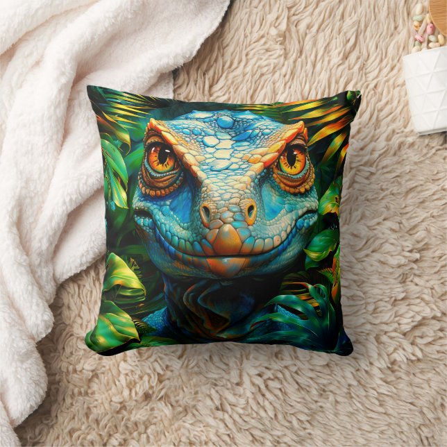 Dinosaur Throw Pillow (Blanket)