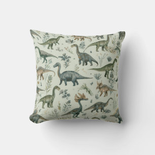 Dinosaur Throw Pillow   Bedroom Accent Accessories