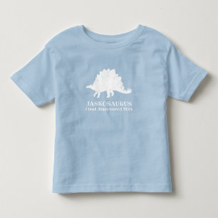 Dinosaur toddler t-shirt tee, stegosaurus fun