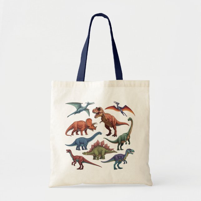 Dinosaur  tote bag (Front)