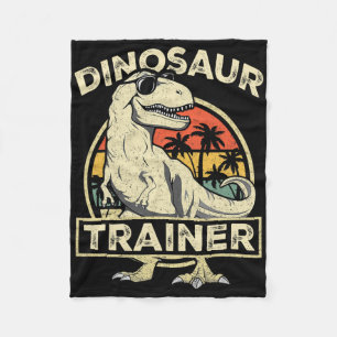 Dinosaur Trainer Halloween Costume Retro Dino Outl Fleece Blanket