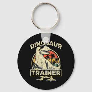Dinosaur Trainer Halloween Costume Retro Dino Outl Keychain