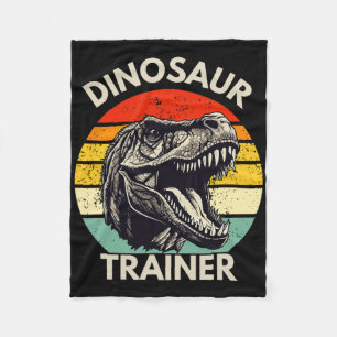 Dinosaur Trainer Retro Halloween Costume For Adult Fleece Blanket