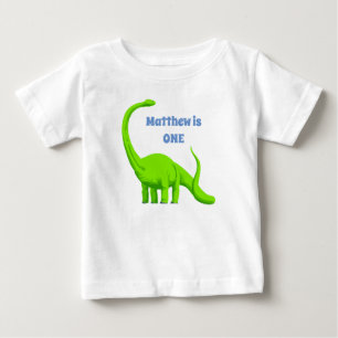 Dinosaur Tshirt BOYS 1st Birthday ADD Name and Age