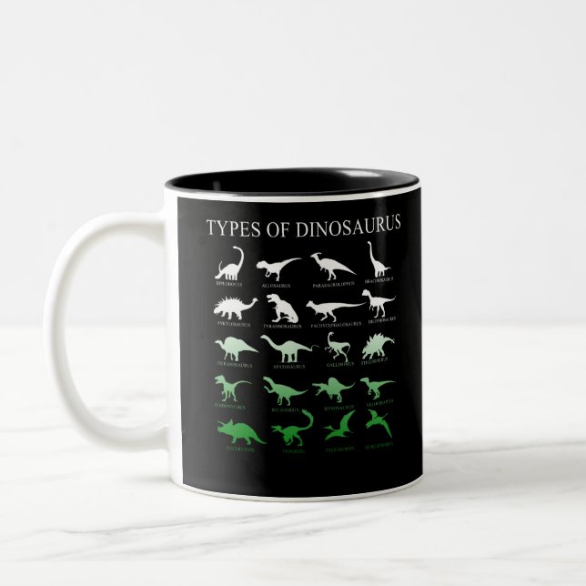 dinosaur Two-Tone coffee mug (Left)