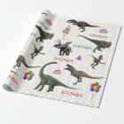 Dinosaur Tyrannosaurus Birthday Personalized name