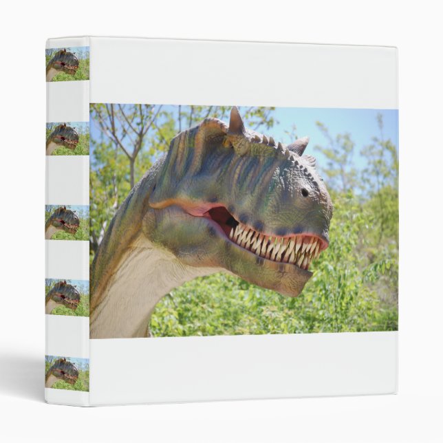 Dinosaur Tyrannosaurus Rex Binder (Front/Spine)