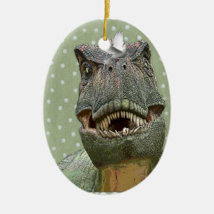 Dinosaur Tyrannosaurus rex Ceramic Ornament