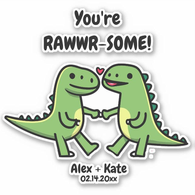 Dinosaur Valentines  (Front)