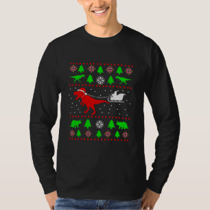Dinosaur Vilain Sweat de Noël pour adultes enfant