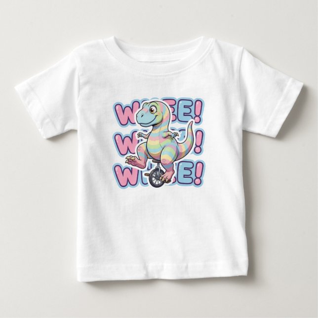 Dinosaur,Whee!!! Baby T-Shirt (Front)