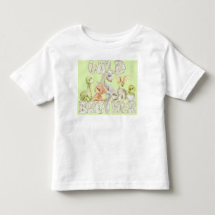 Dinosaur ‘wild brother’ toddler t-shirt