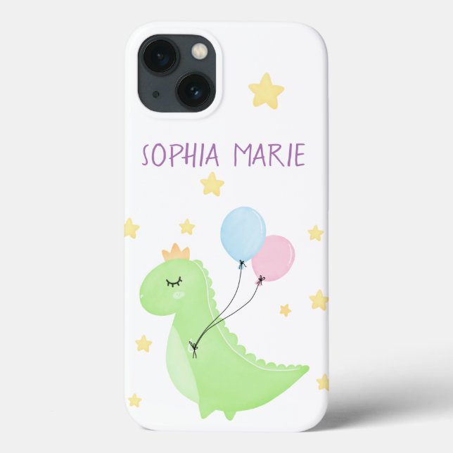 Dinosaur with Balloons  Case-Mate iPhone Case (Back)