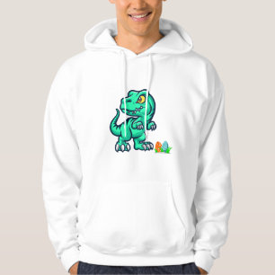 dinosaur with eggs hoodie
